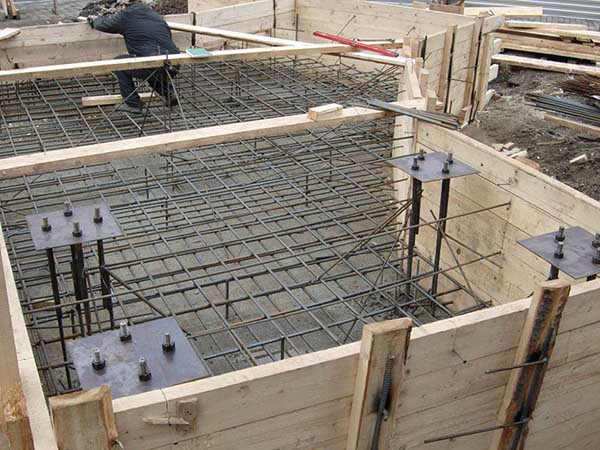 Составление смет: укладка бетона в опалубку